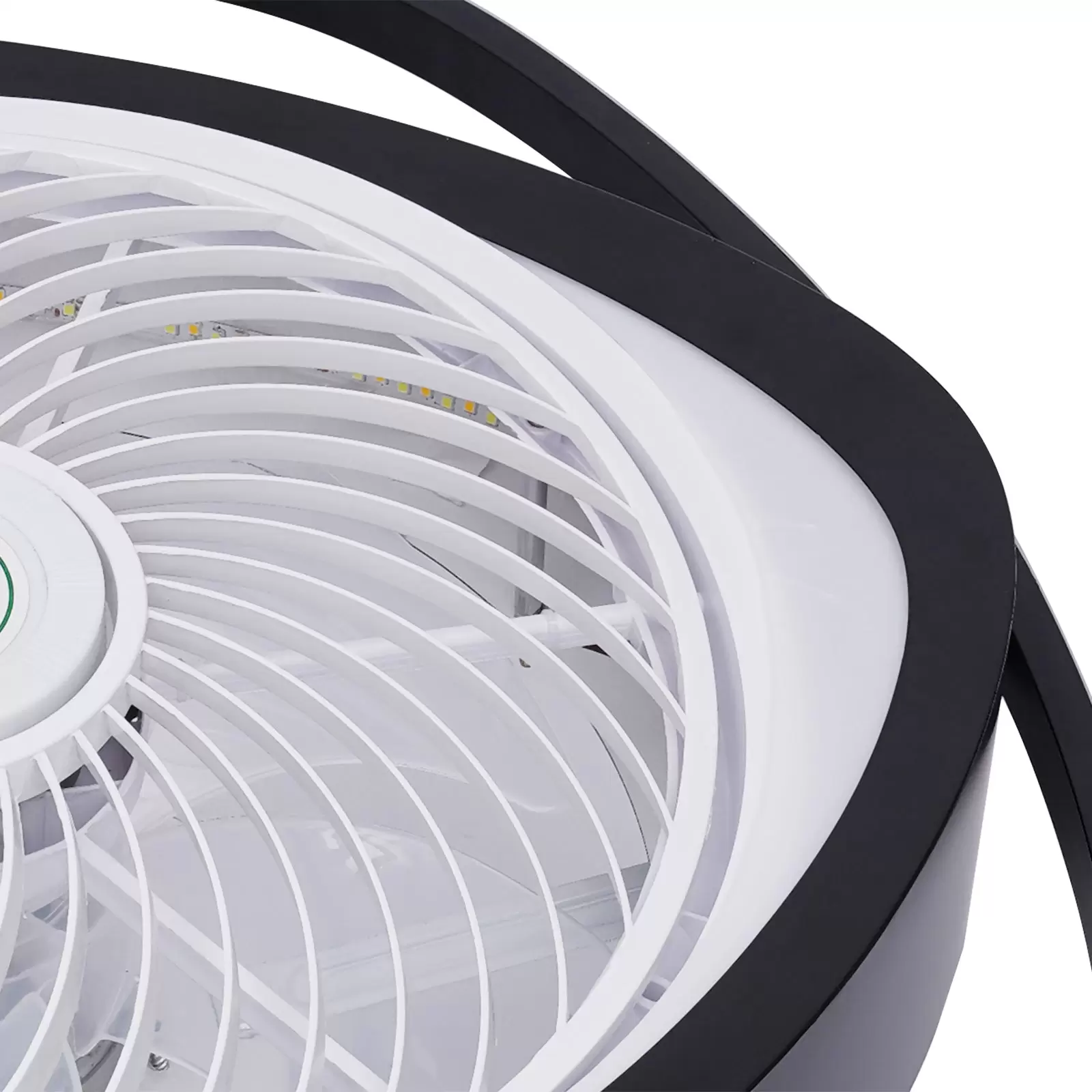 Moderner LED-Deckenventilator mit Lichtdimmung, unsichtbare Ventilator-Deckenleuchte mit Fernbedienung