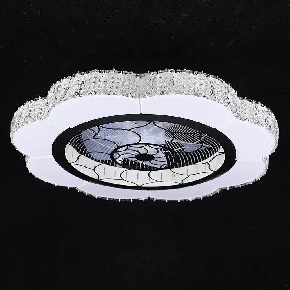 36W LED Deckenventilator Licht Dimmbares Fan Deckenleuchte mit Fernbedienung