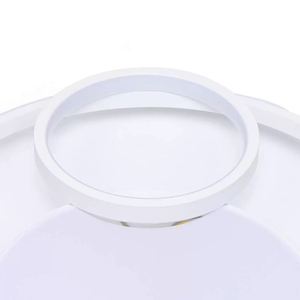 55W Moderne LED Acryl Deckenleuchte Schlafzimmer Wohnzimmer Runde Kronleuchter Lampe