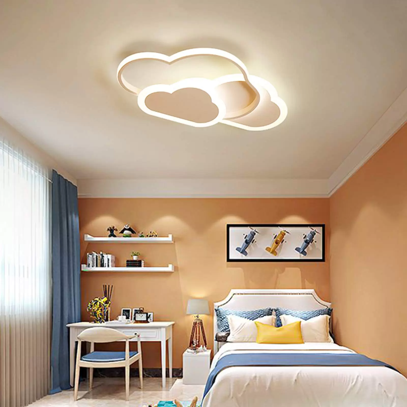 CNCEST LED Deckenlampe Kinderzimmer Traum Wolke Deckenlampe Acryl Wolke Lampe