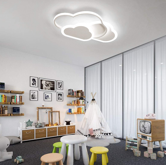 CNCEST LED Deckenlampe Kinderzimmer Traum Wolke Deckenlampe Acryl Wolke Lampe