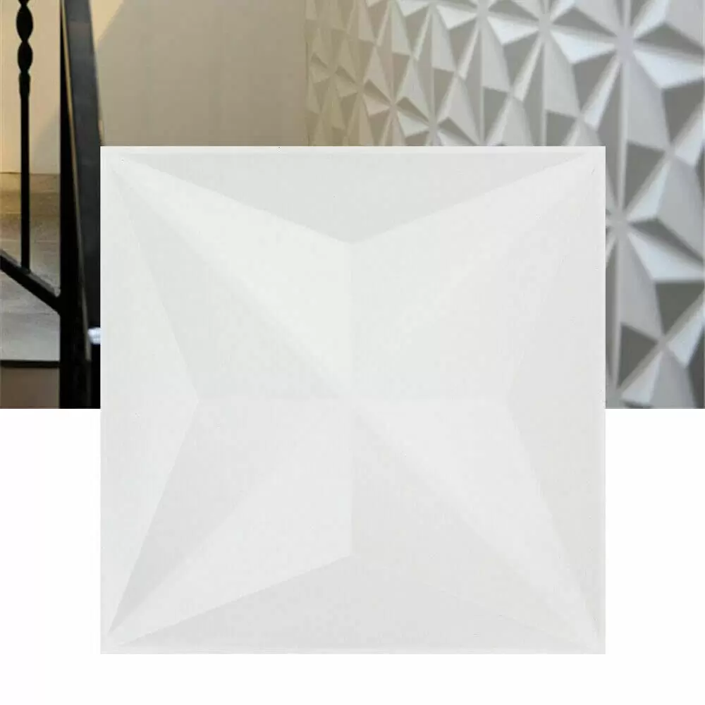 12 Stück 3D-PVC-Wandaufkleber Ziegelsteine Wandaufkleber, Deckenpaneele