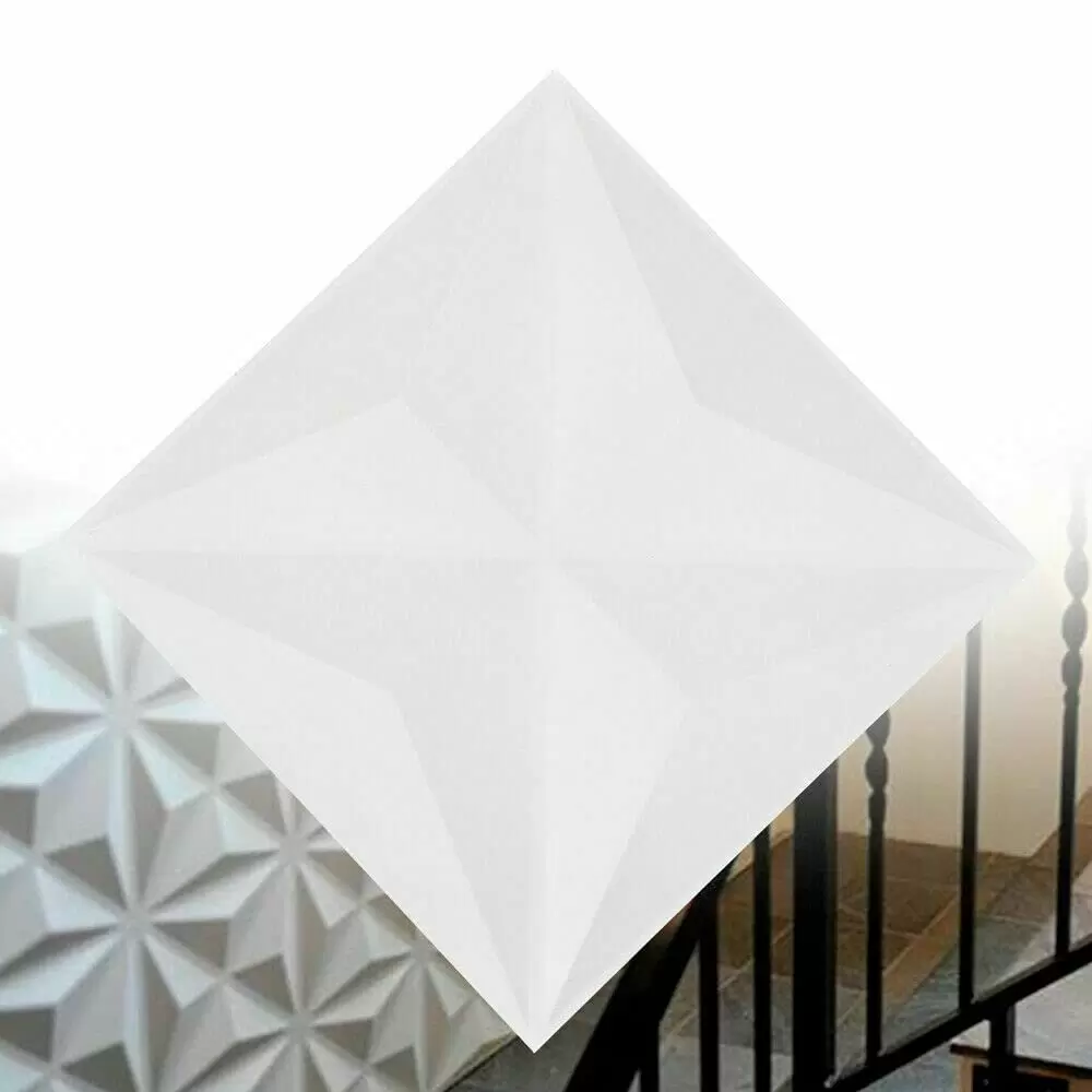 12 Stück 3D-PVC-Wandaufkleber Ziegelsteine Wandaufkleber, Deckenpaneele