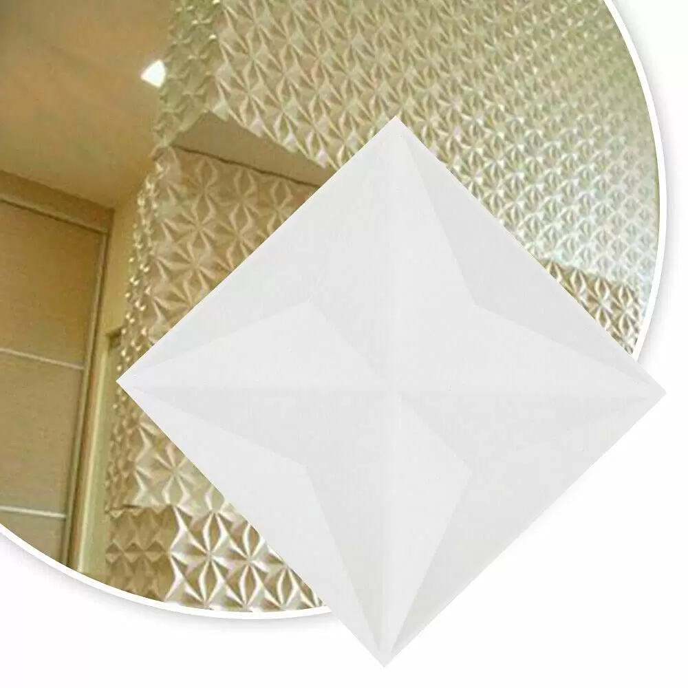 12 Stück 3D-PVC-Wandaufkleber Ziegelsteine Wandaufkleber, Deckenpaneele