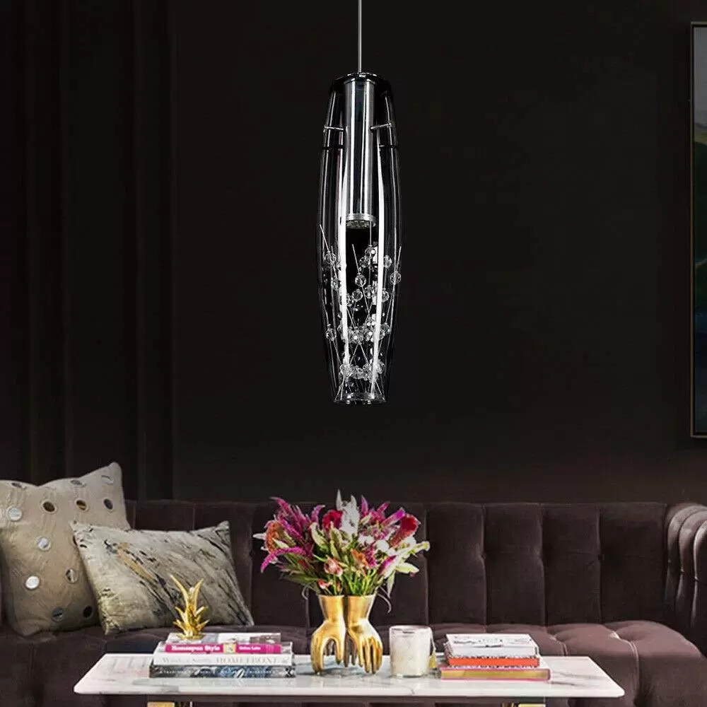 LED Pendelleuchte Crystal Island Designed Deckenleuchte Moderne Kronleuchter