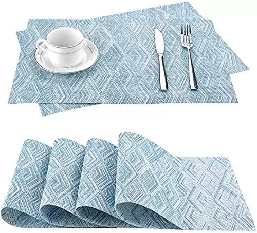 4er Set Platzdeckchen Abwaschbar Tischsets Abgrifffeste Hitzebeständig