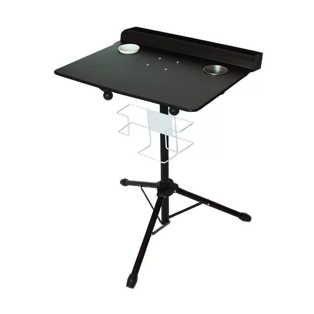 Mobile Tattoo Ausstellungsstand Workstation Adjustable Fixed Desktop für Tattoos Schönheit Barberia Schwarz