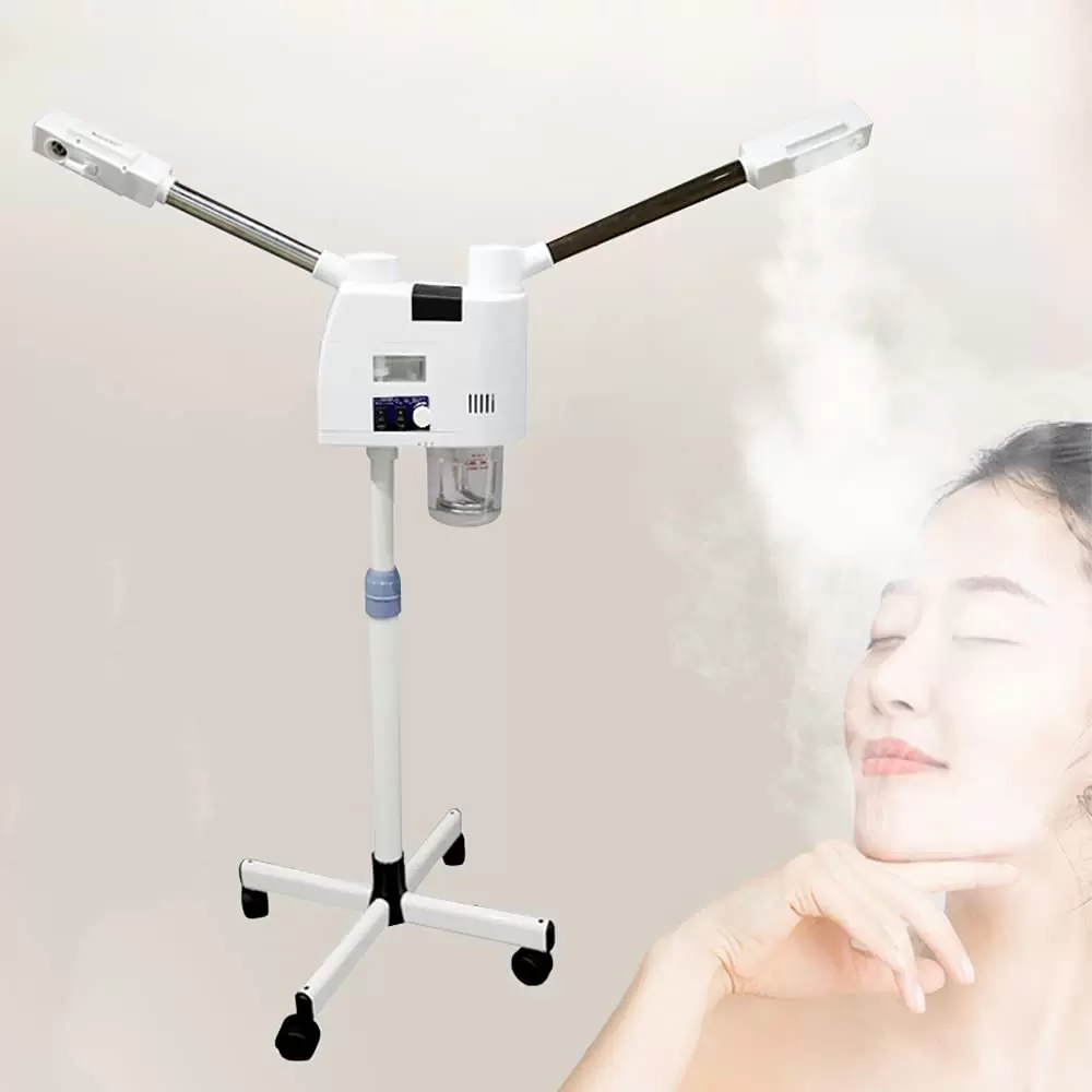 Dampfreiniger für Gesicht, Sauna, Vergrößerung, Tiefenreinigung der Haut, 2 Arten von Temperatur, reduziert die Alterung der Haut Dampfreiniger für Gesicht, Sauna, Vergrößerung, Tiefenreinigung der Haut, 2 Arten von Temperatur, reduziert die Alterung der Haut