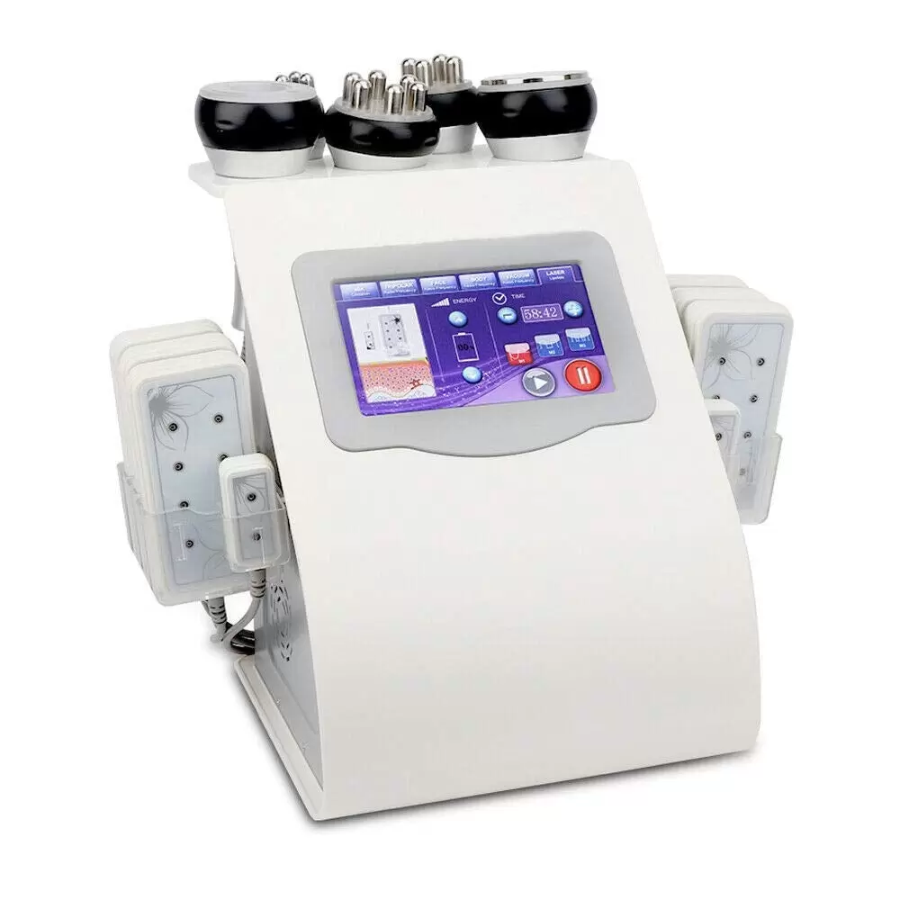 Profi 40K RF Ultraschall Fettabsaugung Kavitation Lipo Laser Vacuum Abnehm