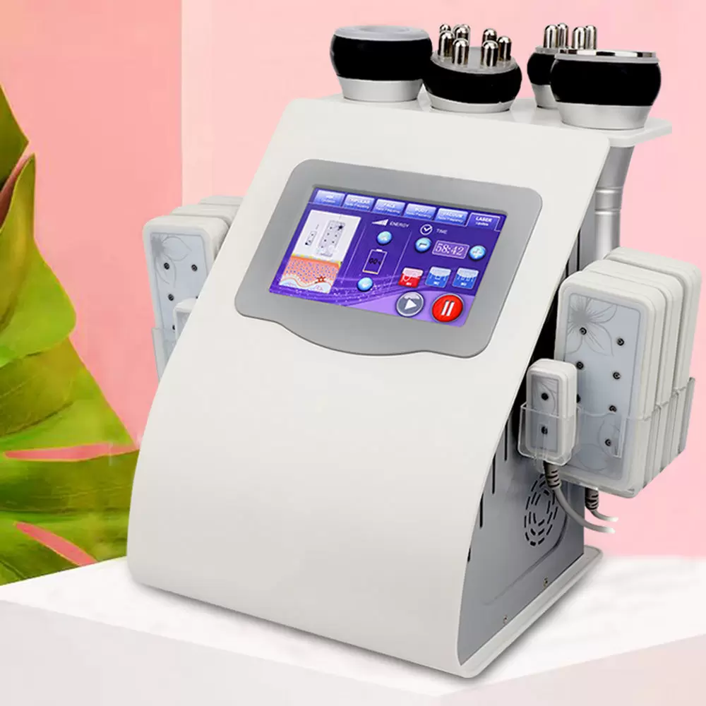 Profi 40K RF Ultraschall Fettabsaugung Kavitation Lipo Laser Vacuum Abnehm