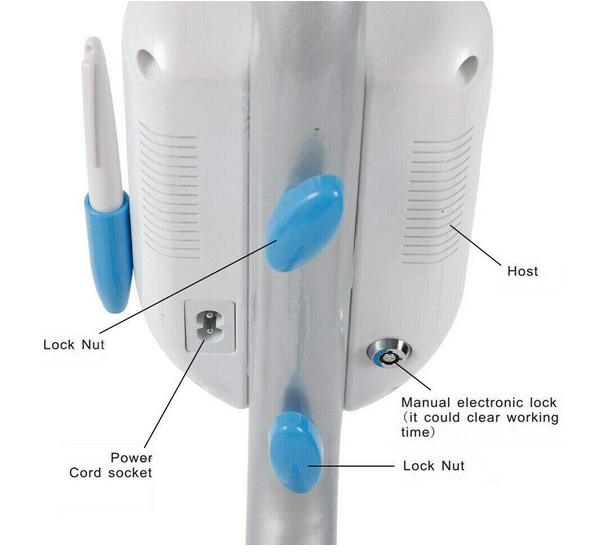 Zahnärztlich LED Zahnaufhellung Accelerator Touchscreen LED Teeth Bleaching Lampe