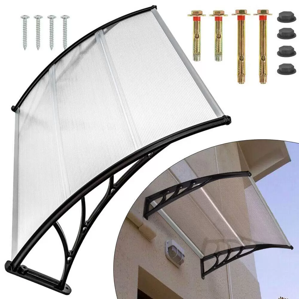 120cm Haustür Baldachin Garden Baldachin Fenster Regenschutz Abdeckung