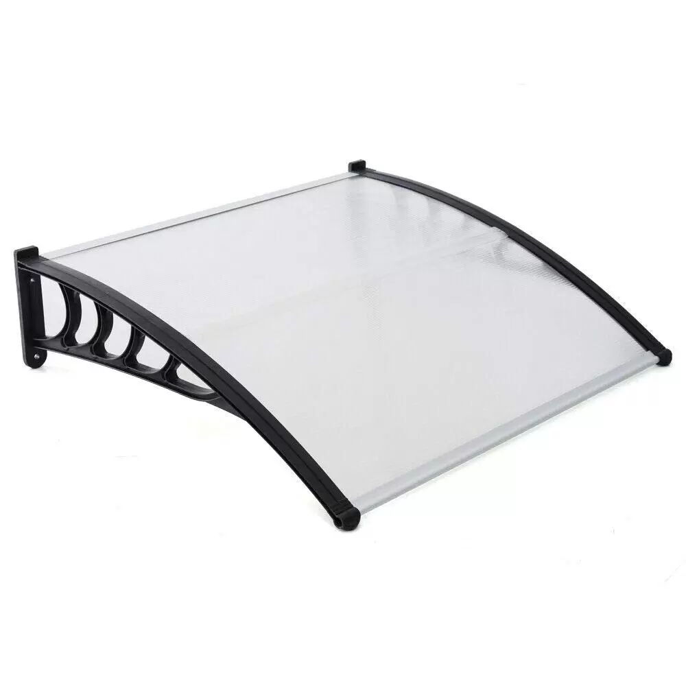 Eingangstür Baldachin Überdachung Fensterbank Sonnenbank Vordach Transparent 150cm