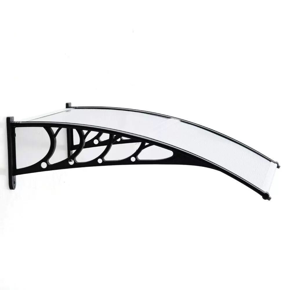 Eingangstür Baldachin Überdachung Fensterbank Sonnenbank Vordach Transparent 150cm