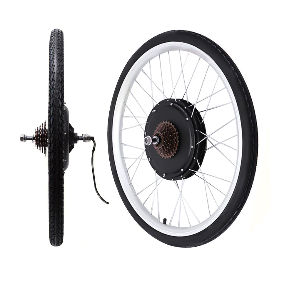 48V 1000W  26" Elektro Fahrrad Umbausatz Heckmotor Ebike Conversion Kit Hinterrad