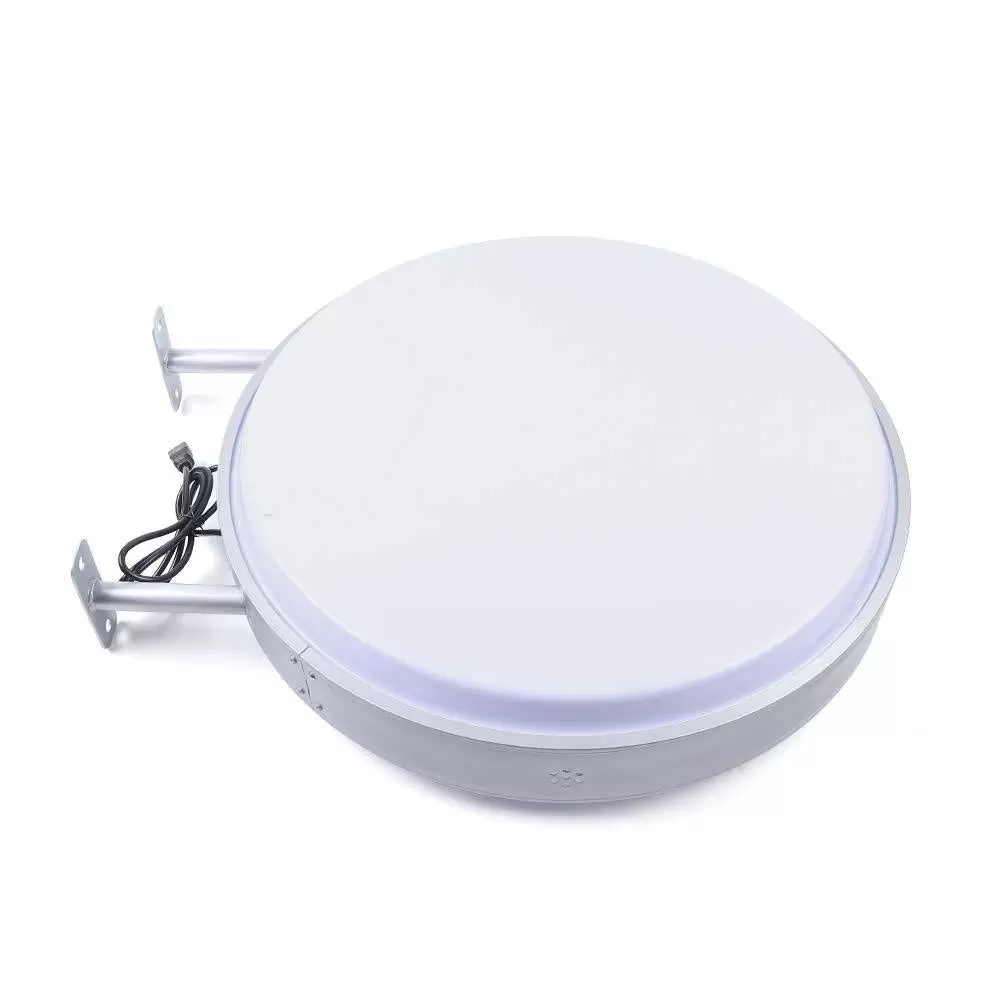 Doppelseitige LED wasserdichte Lichtbox Ladenschild Leuchtreklame Circular