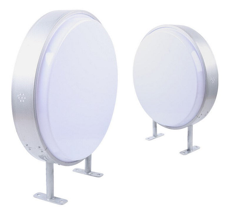 20 runde LED Leuchtkasten 50cm Runde LED Projektion Doppelseitig Blank Beleuchtet