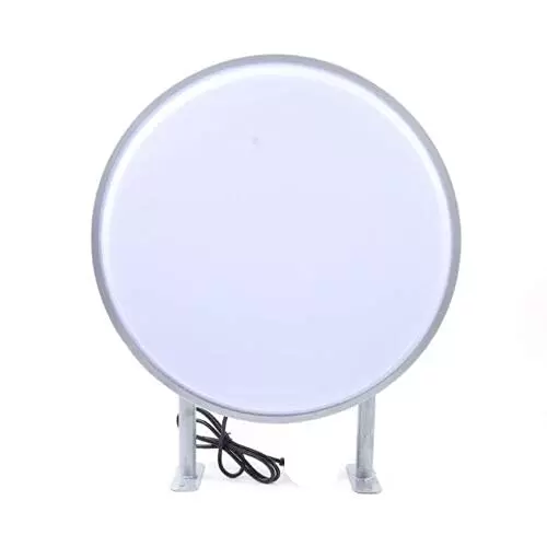 20 runde LED Leuchtkasten 50cm Runde LED Projektion Doppelseitig Blank Beleuchtet