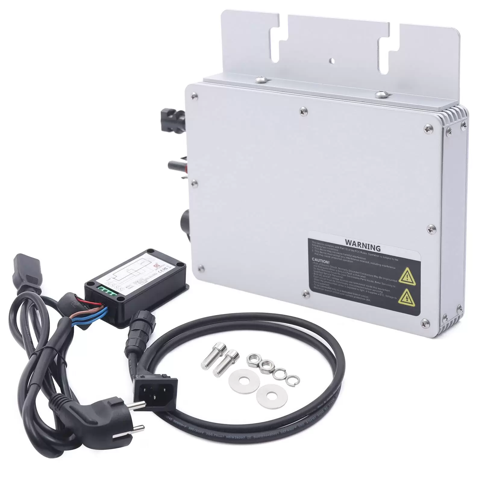 300W Mikrowechselrichter mit LCD-Display Solar Grid Tie Inverter Modul Photovoltaik MPPT Wechselrichter