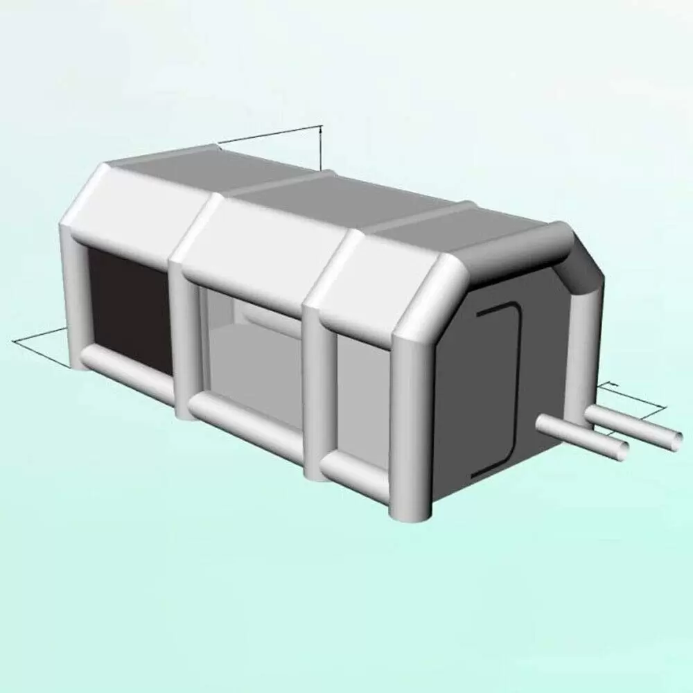 26x13x10FT aufblasbare Lackierkabine Zelt Spritzkabine Zelt Sprüh Tent Autoschutz Luftzelt 26x13x10FT aufblasbare Lackierkabine Zelt Spritzkabine Zelt Sprüh Tent Autoschutz Luftzelt