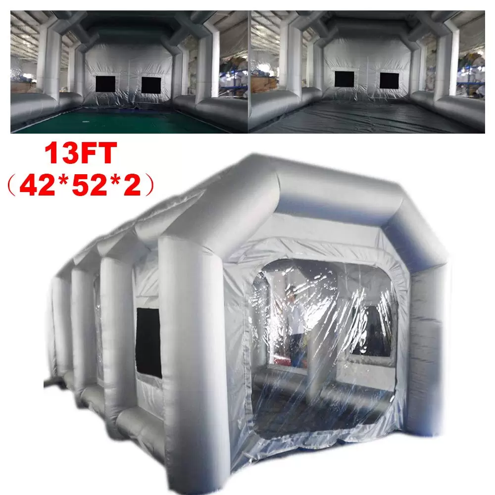 Lackierkabine Zelt Aufblasbare Lackierkabine mit Filtersystem Transparentes Fenster Aufblasbares Zelt für Autolackierung ohne Gebläse Lackierkabine Zelt Aufblasbare Lackierkabine mit Filtersystem Transparentes Fenster Aufblasbares Zelt für Autolackierung ohne Gebläse