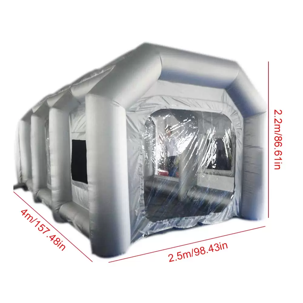 Lackierkabine Zelt Aufblasbare Lackierkabine mit Filtersystem Transparentes Fenster Aufblasbares Zelt für Autolackierung ohne Gebläse Lackierkabine Zelt Aufblasbare Lackierkabine mit Filtersystem Transparentes Fenster Aufblasbares Zelt für Autolackierung ohne Gebläse