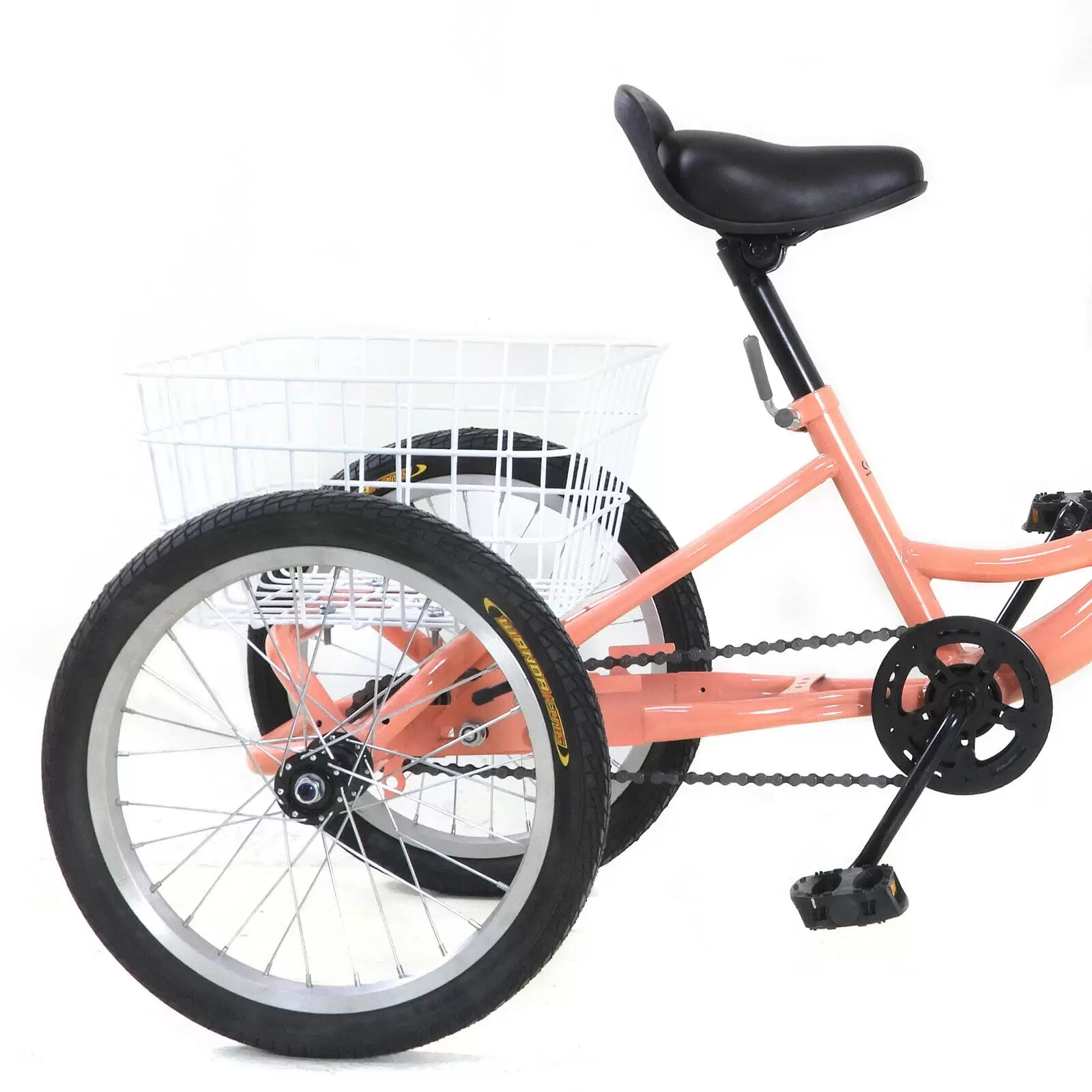 16 Zoll Kinder Dreirad 3 Rad Bike Fahrrad Kinder Trike Einzelgeschwindigkeit mit großem Korb Geschenk 16 Zoll Kinder Dreirad 3 Rad Bike Fahrrad Kinder Trike Einzelgeschwindigkeit mit großem Korb Geschenk