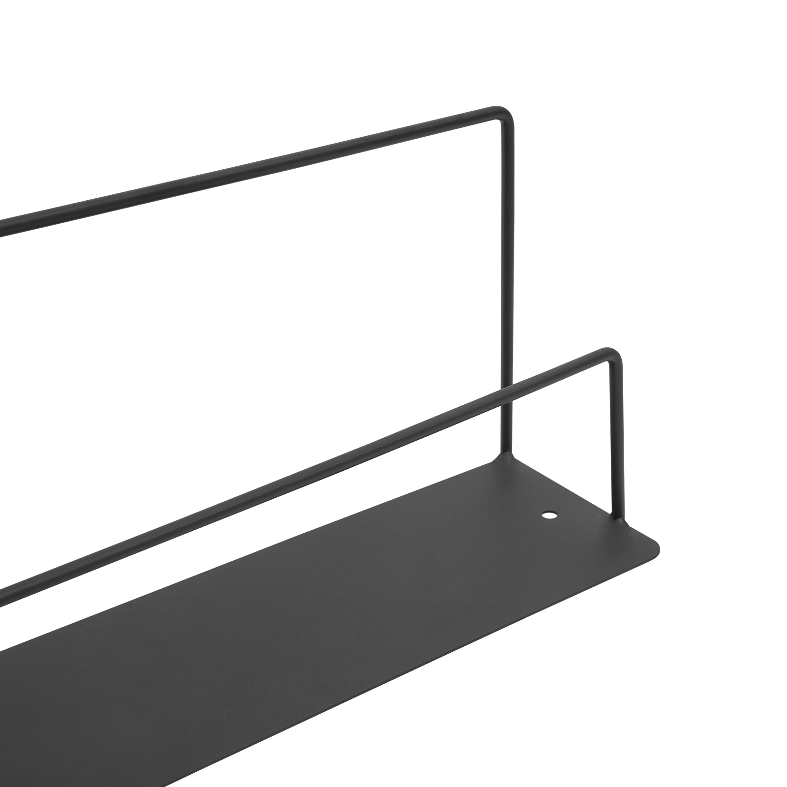 Schuhregal aus Metall, Wandmontage