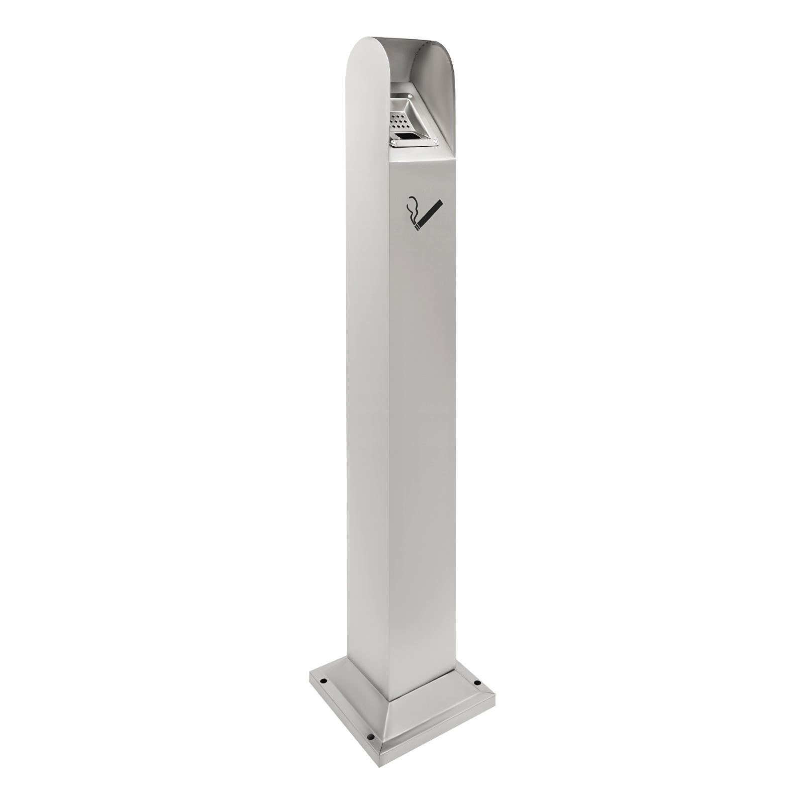 bin for cigarette ends 4401 Wall Mount Metal Deluxe Smokers Ashtray Receptacle (29 Color Choices) With its elegant appearance NS/M1 Square Metal Cigarette End