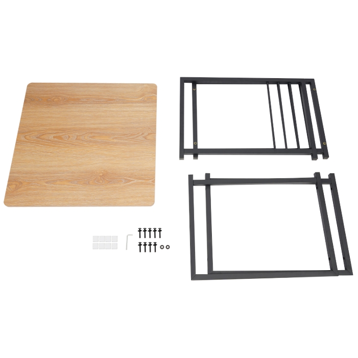 Cube coffee table, modern side table, sofa coffee table, short coffee table - 60x60x45cm