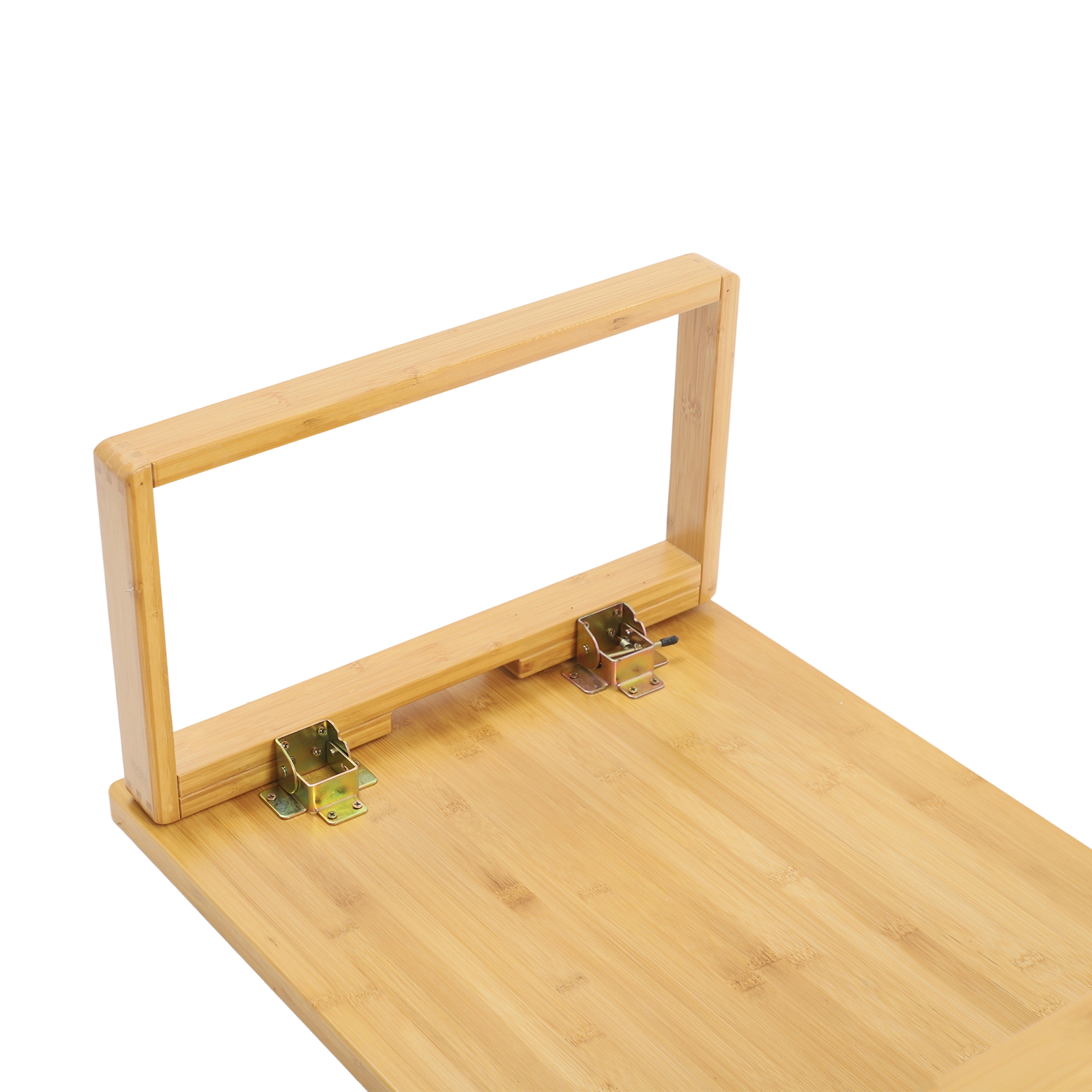 Klappbarer Teetisch fr Erkerfenster, klappbarer Couchtisch, Beistelltisch  aus Bambus  Naturfarbe