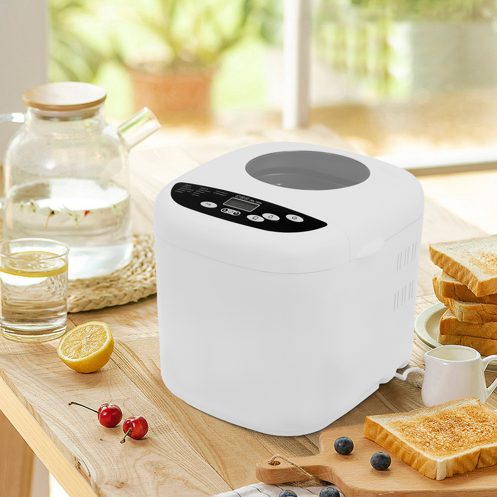 Brotbackautomat mit 12 Automatikprogrammen, 1,5 Liter Fassungsvermögen