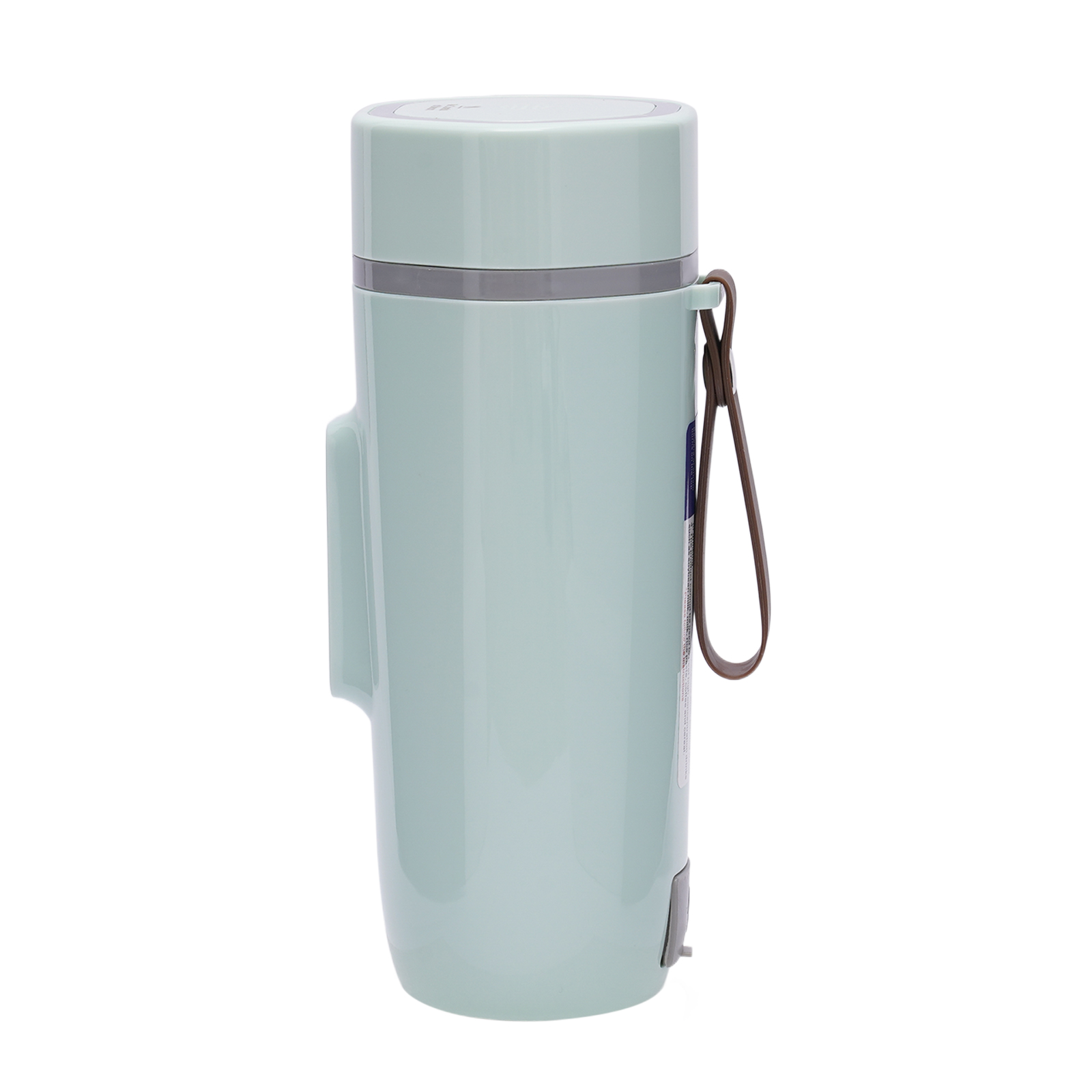 Tragbarer elektrischer Wasserkocher, 220 V, 350 ml, Schnellkochtopf, doppelt, 300 W, Thermoskanne aus Edelstahl, Grün