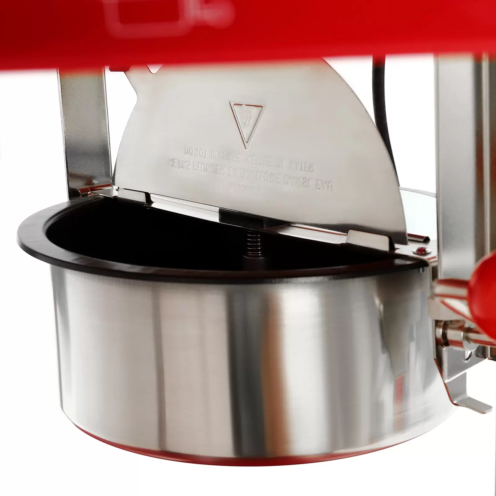 Popcornmaschine Profi Popcorn im Edelstahltopf Maispflücker 800W 220V Rot Popcornmaschine Profi Popcorn im Edelstahltopf Maispflücker 800W 220V Rot