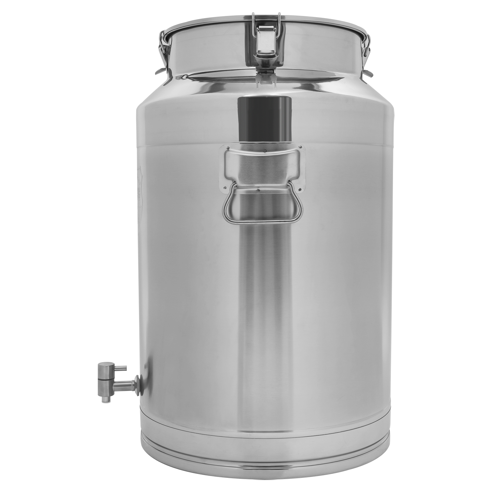 Milchkännchen aus Edelstahl 304, Milchkanne, versiegelter Eimer, mit Wasserhahn, 76 l