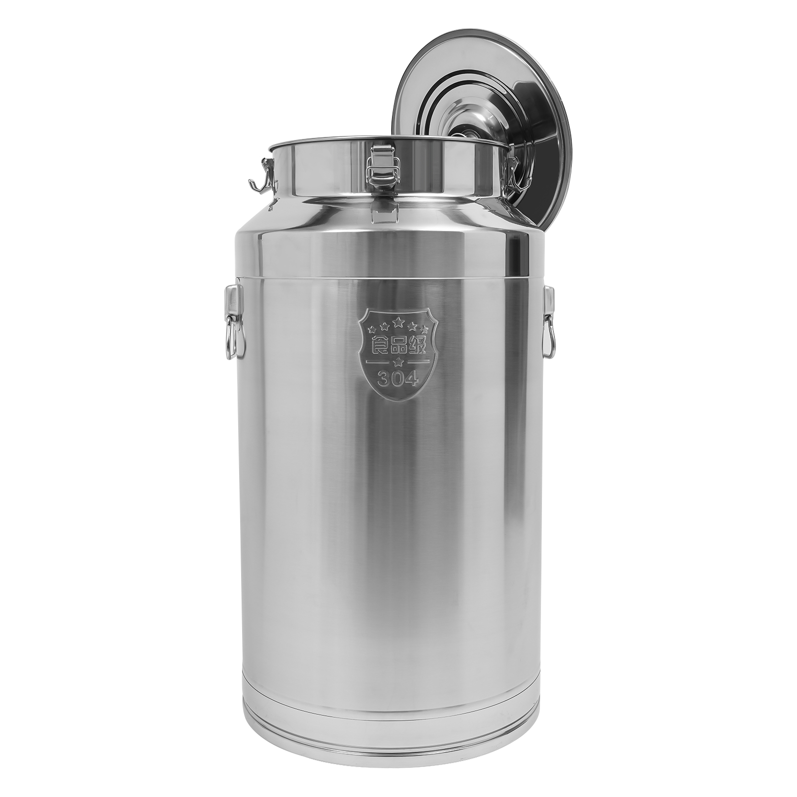 Milchkännchen aus Edelstahl 304, Milchkanne, versiegelter Eimer, 88 l