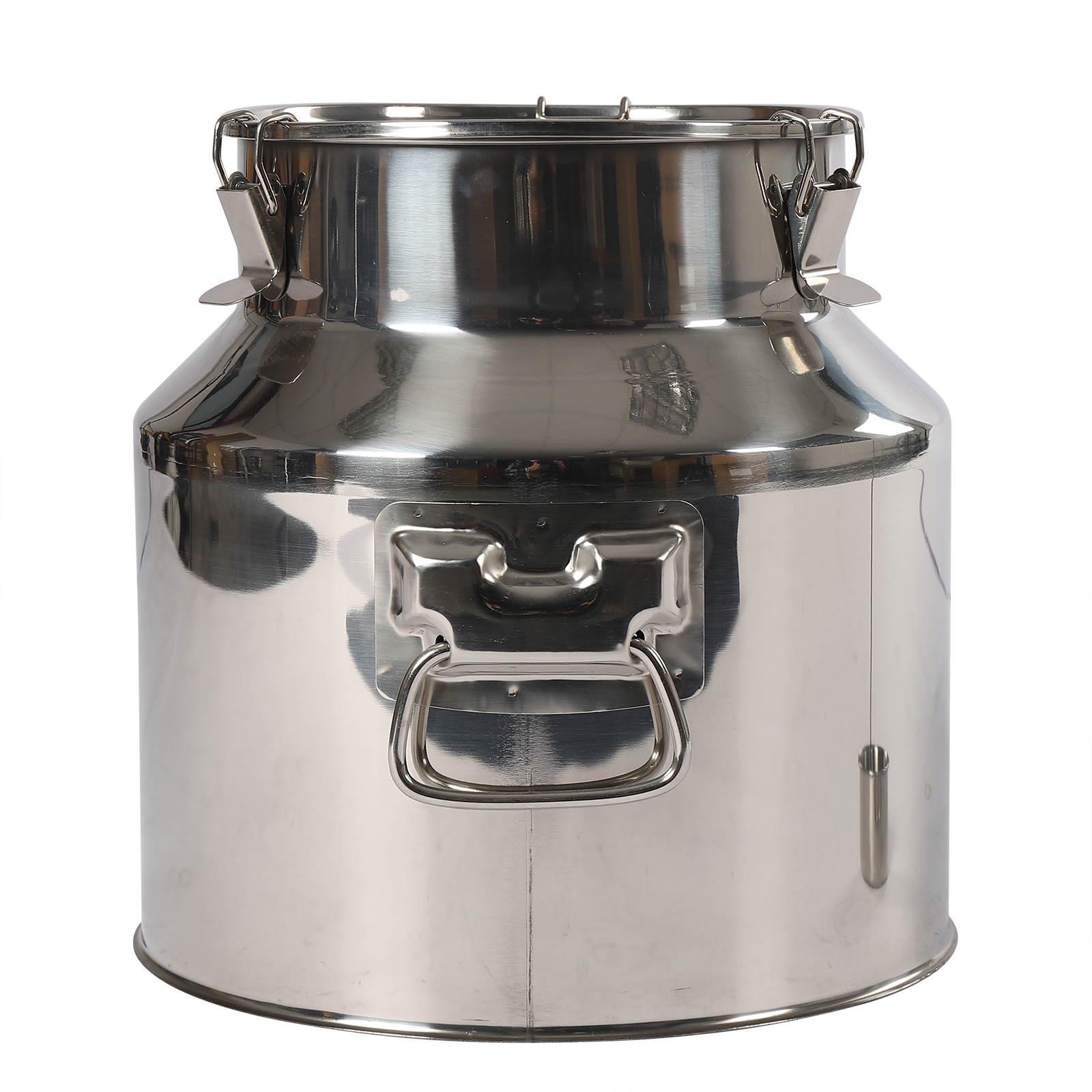 Milchkännchen aus Edelstahl, 22 l, 2,05 kg, auslaufsicherer Deckel
