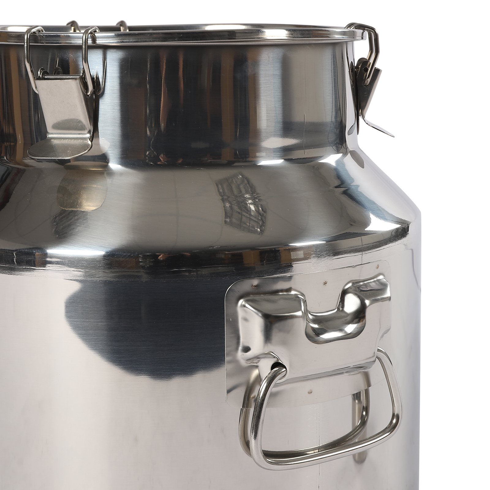 Milchkännchen aus Edelstahl, 22 l, 2,05 kg, auslaufsicherer Deckel
