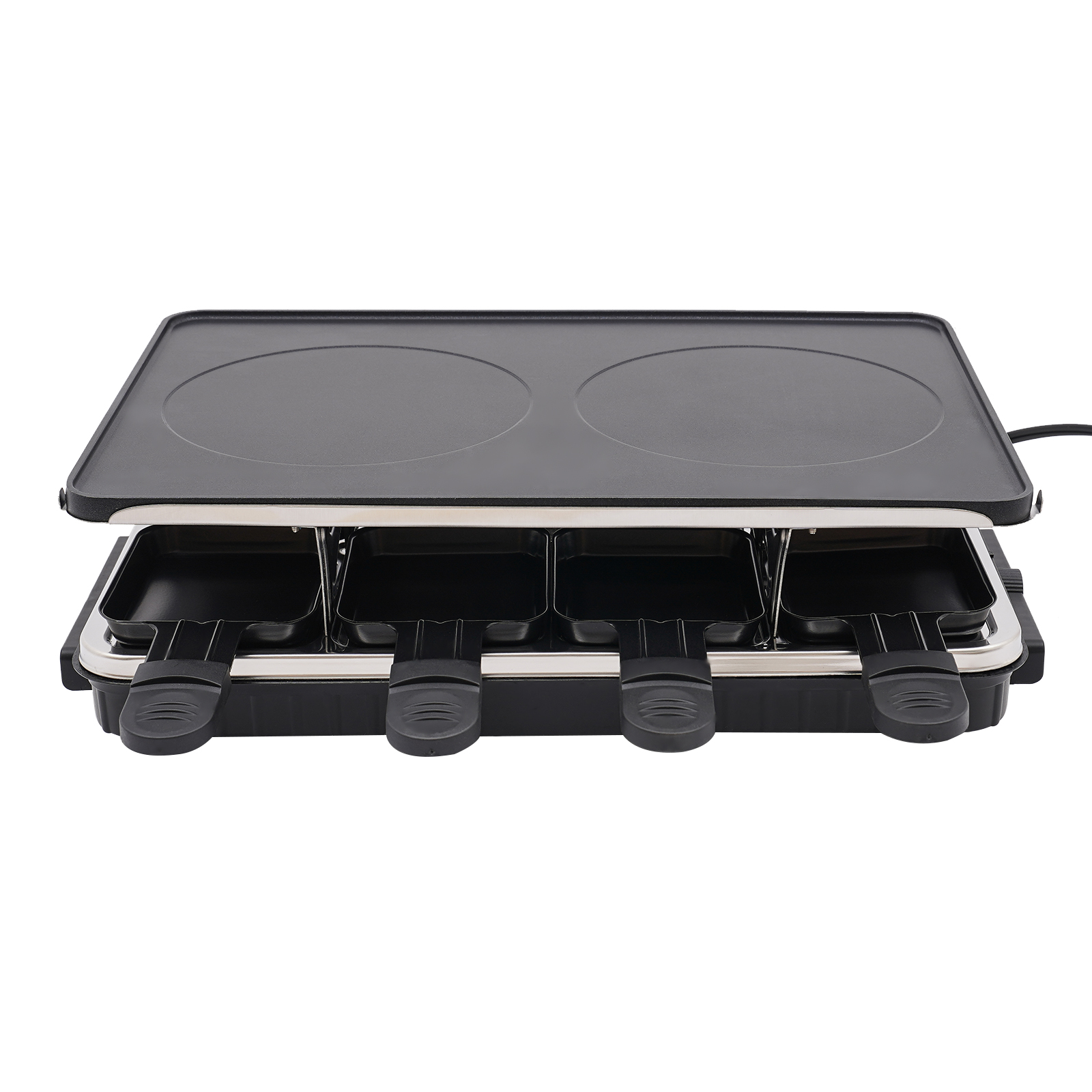 Tischgrill, Elektrogrill, für Grillabende, Partys, Terrassen, Restaurants und etc. Antihaftbeschichtung, 1300W