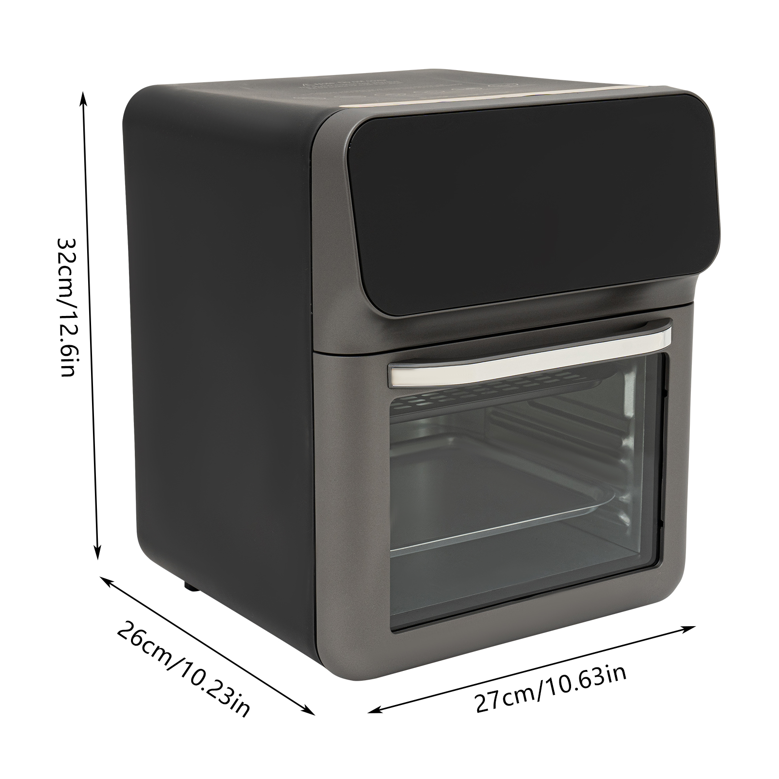 Elektrobackofen mit LCD-Touchscreen, Backofen mit Sichtfunktion, Elektrobackofen, schwarz Elektrobackofen mit LCD-Touchscreen, Backofen mit Sichtfunktion, Elektrobackofen, schwarz