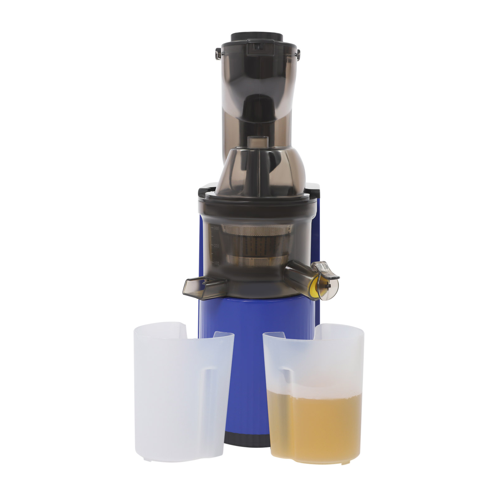 Blaue Spirallangsam Entsafter Kaltpressung, 800W 48rpm Obst Gemüse Entsafter, 220V EU-Standard Standentsafter mit 500ml Fassungsvermögen