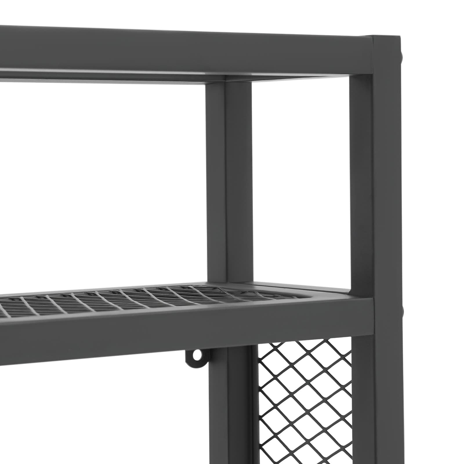 Weinschrank-Präsentationsregal zur Wandmontage, abnehmbar, 140 x 15 x 80 cm, schwarz, Weinregal zur Wandmontage, Weinflaschen- und Weinglasregal
