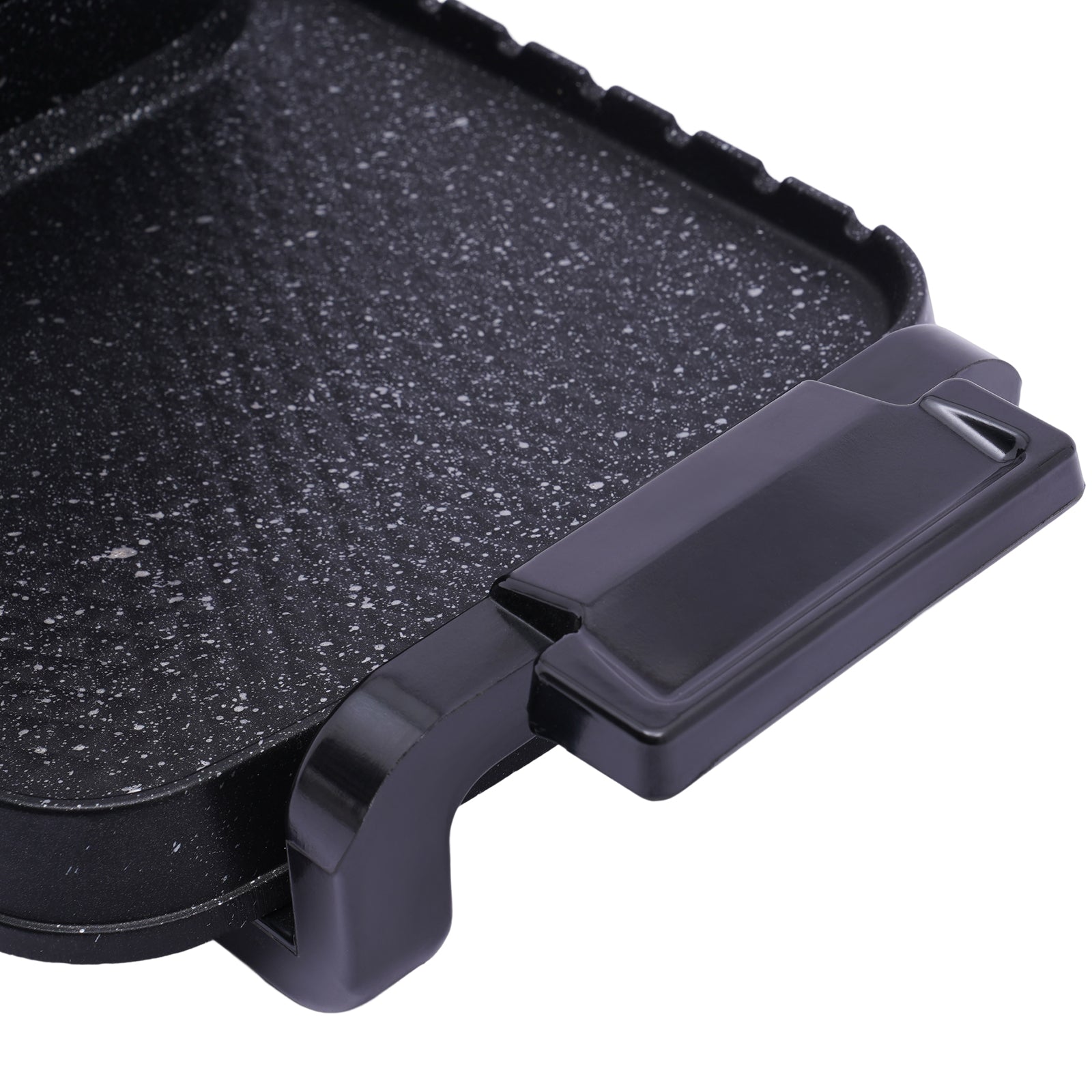 Barbecue Hot Pot 2 in 1, Koreanischer Indoor-BBQ mit Doppelsteuerung, Hot Pot mit Grill, multifunktionaler rauchfreier tragbarer Herd