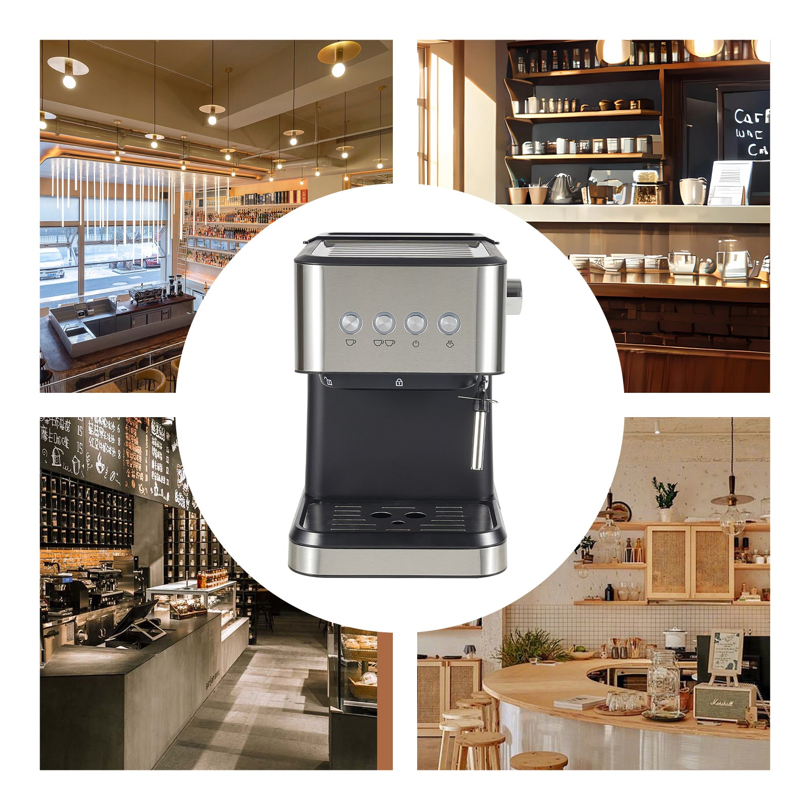 Kaffeemaschine, kleine Filterkaffeemaschine, halbautomatische Kaffeemaschine Kaffeemaschine, kleine Filterkaffeemaschine, halbautomatische Kaffeemaschine