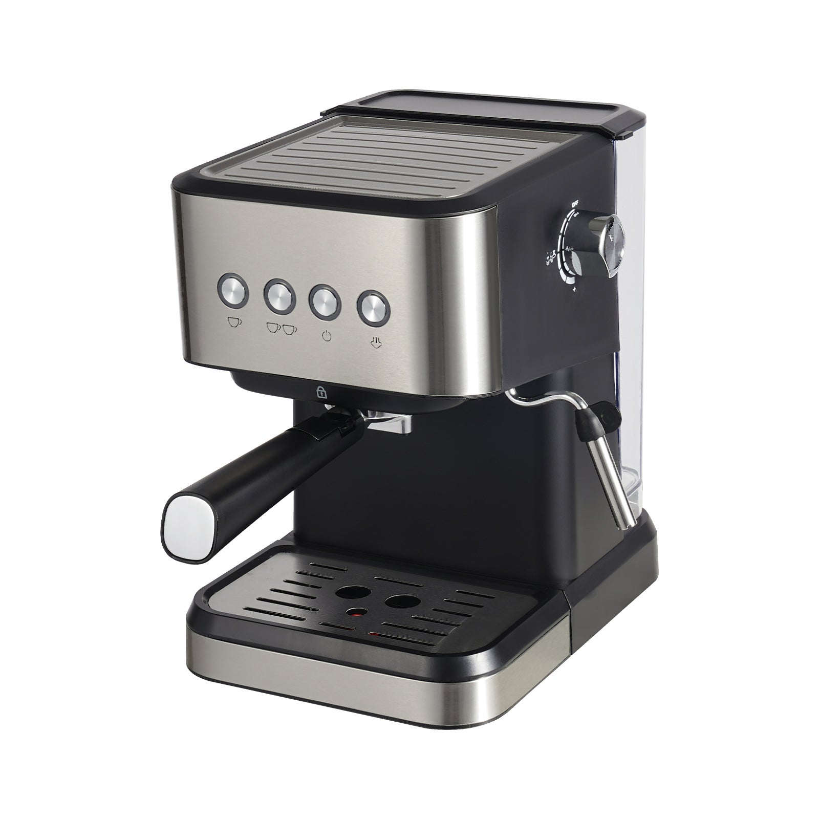 Kaffeemaschine, kleine Filterkaffeemaschine, halbautomatische Kaffeemaschine