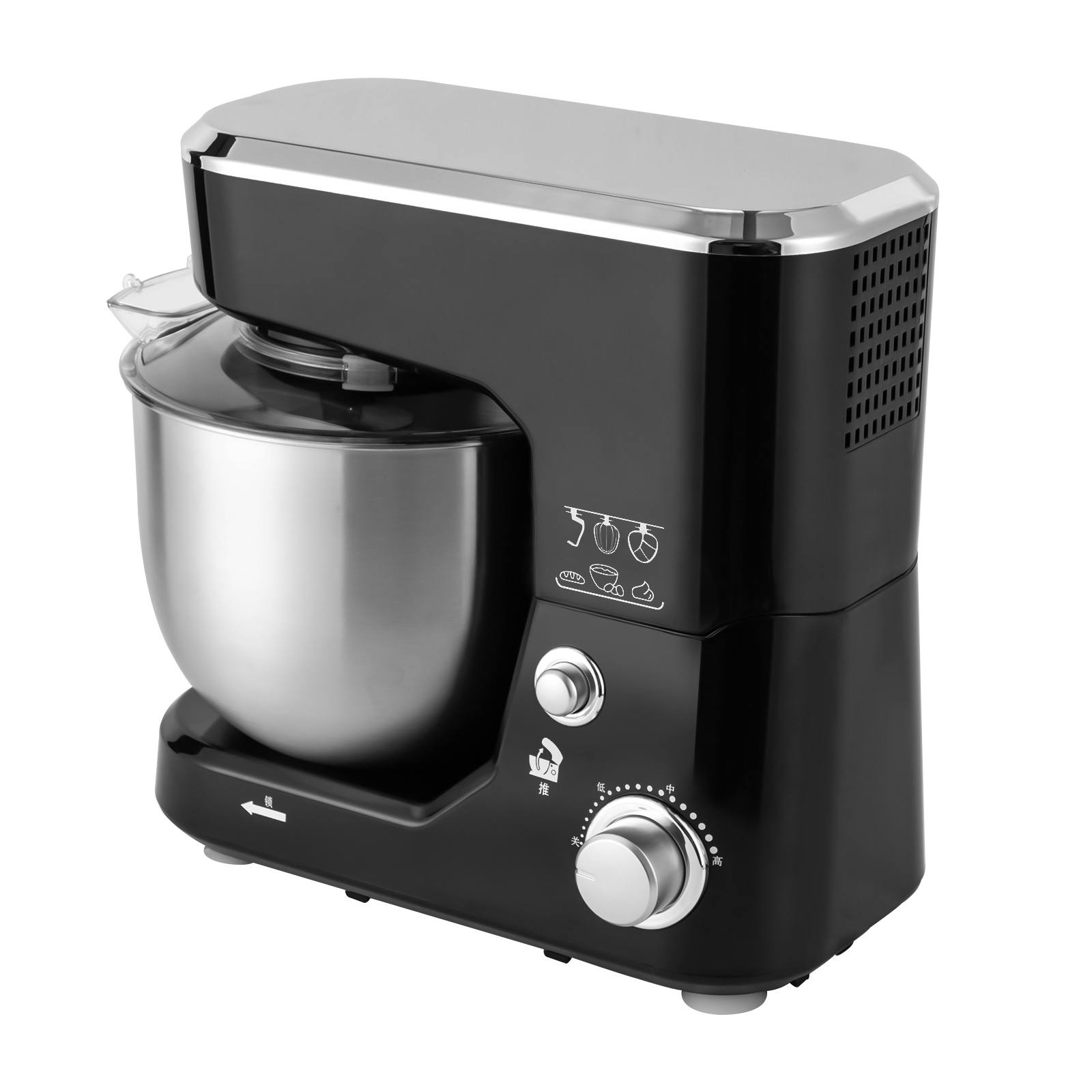 CNCEST 3-in-1-Standmixer, Küchenmixer, Teig-Standmixer