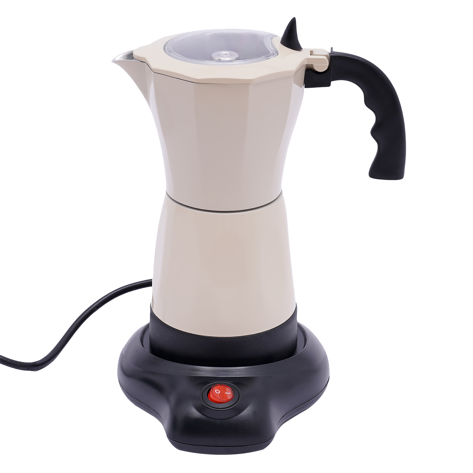 Kaffeekanne 300 ml Cremeweiß 480 W Weit verbreitet bei Familientreffen Cafés