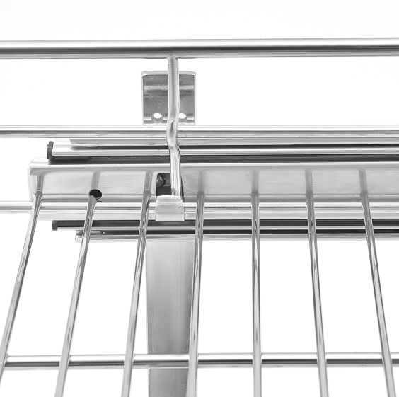 Ausziehbarer Schrank-Organisator, 2-Tier-Schrank ausziehbare Regale