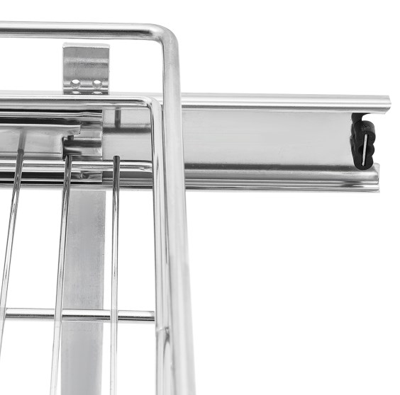 Ausziehbarer Schrank-Organisator, 2-Tier-Schrank ausziehbare Regale