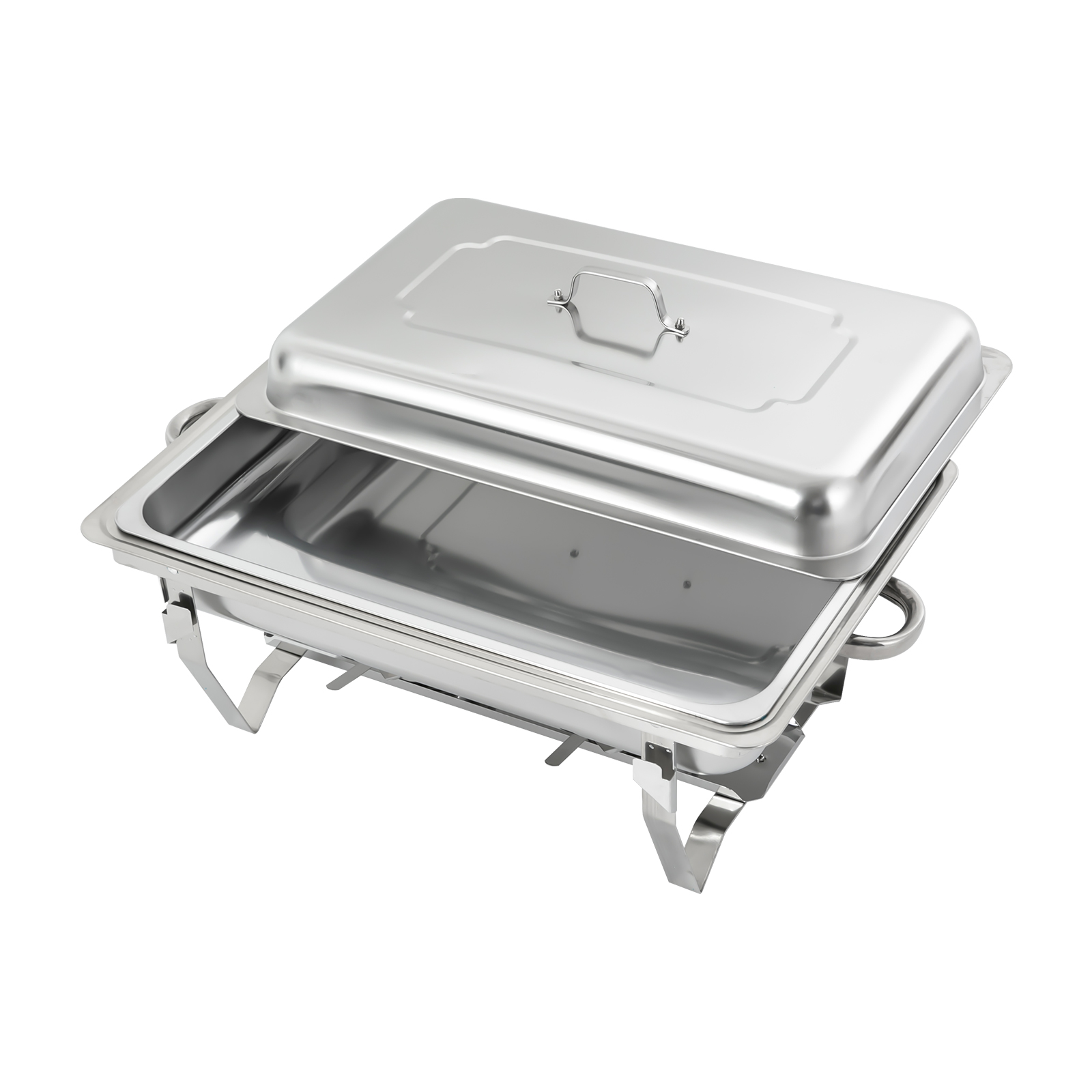 4-teiliger Buffetwärmer aus Edelstahl, Buffetwärmer, Buffetserver und Wärmer für Restaurants 4-teiliger Buffetwärmer aus Edelstahl, Buffetwärmer, Buffetserver und Wärmer für Restaurants